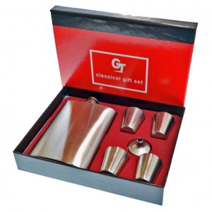 Set clapeta din oțel inoxidabil + 4 bucăți de pumni